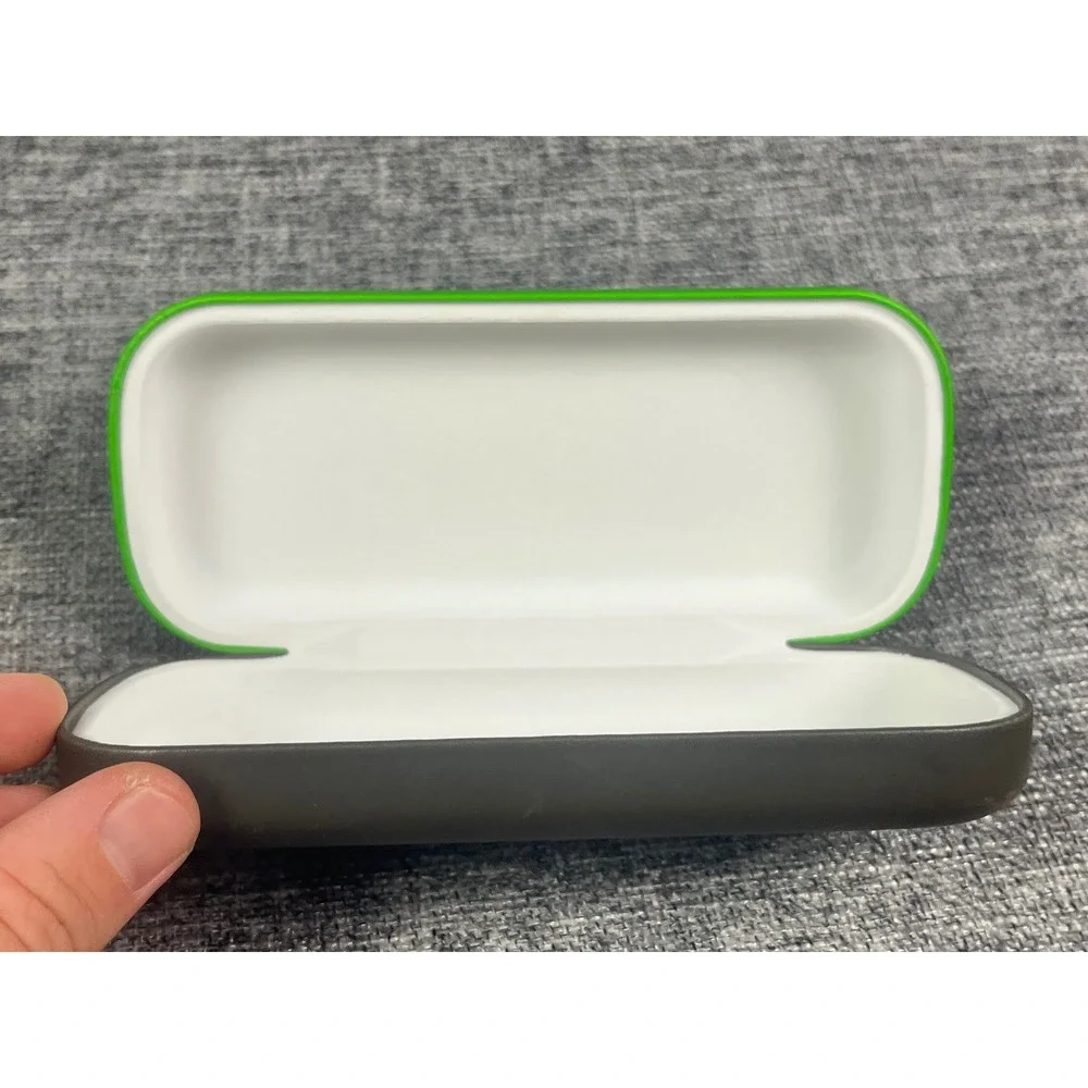 Kate Spade New York Hard Shell Glasses Case Lime Green Brown So Happy To See You